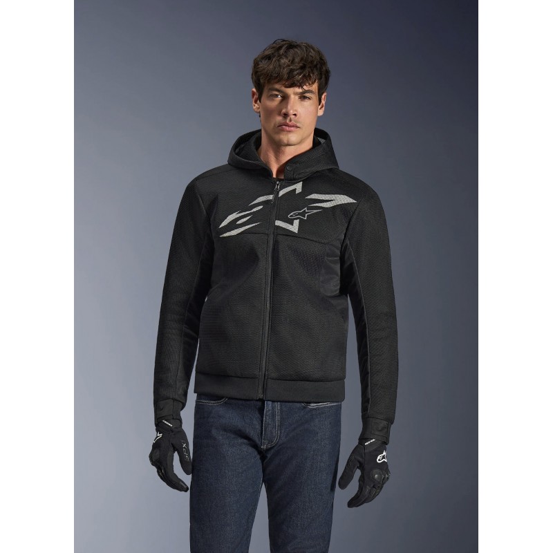 Мотореглан Alpinestars Chrome Super Airflow Black/Grey/White